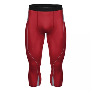 Nouveauté 2025 Pantalons de compression pour homme personnalisés, respirants et frais, sous-vêtements de sport, leggings de course à pied, leggings de sport, yoga - Product Image 4