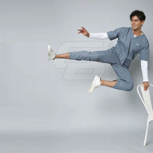 Conjunto de Uniforme Médico Elástico para Hombre, Estilo Moderno 2026, Ropa de Hospital, Uniforme Cómodo y Elegante para Enfermeros y Doctores - Product Image 3