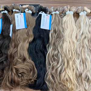 Extensiones de cabello humano vietnamita ondulado natural con cinta de pelo más vendido varios colores - Product Image 3