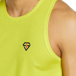 Haute qualité hommes Gym Stringer débardeur personnalisé en gros coupe carrée muscle côtelé tricoté méthode de tissage - Product Image 5