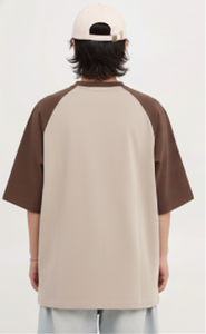 T-shirt décontracté à manches courtes pour homme, coupe ample, 100% coton, col rond, respirant, écologique, séchage rapide, couleur unie, tailles S-XL - Product Image 2