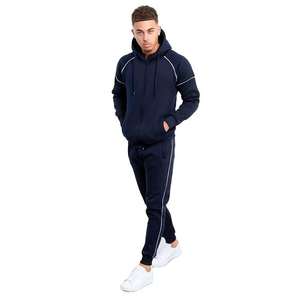 Ropa deportiva para exteriores, chándal para hombre, conjunto de ropa de gimnasio de 2 piezas, chándal en blanco para hombre, venta al por mayor, chaqueta con capucha, pantalones de chándal - Product Image 2