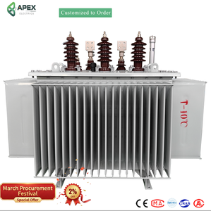 Transformador trifásico de 35 kV sumergido en aceite para plantas solares, transformadores de media y alta tensión de alta eficiencia - Product Image 2