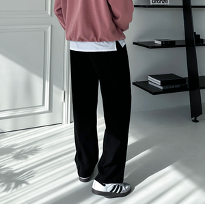 Pantalons de jogging décontractés en coton pour hommes HOOR, doux et confortables, pantalons de survêtement pour tous les jours, style coréen, 4 couleurs, taille M à 3XL - Product Image 5