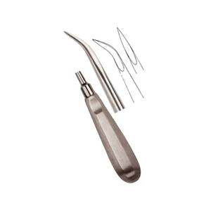 อุปกรณ์ยกรากฟันสเตนเลสสตีลเครื่องมือดึงฟันตามหลักสรีรศาสตร์มีด้ามจับกันลื่นสำหรับมืออาชีพคีมผ่าตัด - Product Image 1