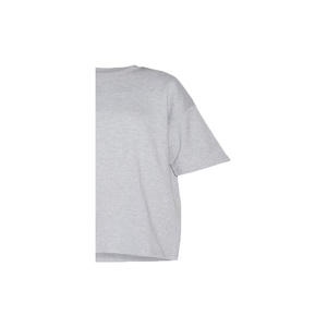 Camiseta de Manga Corta, Holgada, Informal, Ecológica, Transpirable, Talla Grande, de Lona, 100% Algodón Orgánico para Mujer, Color Gris - Product Image 6