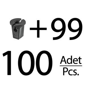 Clips universels pour pare-chocs et capot - 100 pièces - Product Image 1