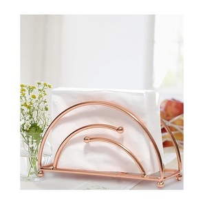 Elegant home decor metal wire <b>tissue</b> <b>holder</b> stand for living room <b>kitchen</b> and bathroom with stylish handcrafted frame - Product Image 1