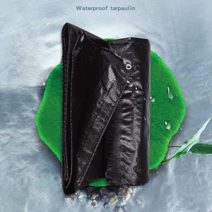 Bâche en polyester imperméable de couleur noire durable Protection extérieure robuste - Product Image 4