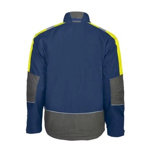 Chaqueta de Trabajo de Alta Visibilidad para Invierno con Franjas Reflectantes - Sudadera con Cremallera Personalizada, Chaqueta de Seguridad para Hombre - Product Image 6