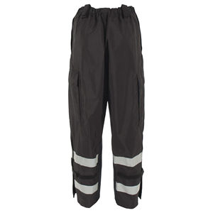 Pantalon de travail pour homme en polyester 100% en gros, pour la construction, vêtements de travail à haute visibilité, réfléchissant, 2 tons jaune/noir, pantalon pour homme - Product Image 2