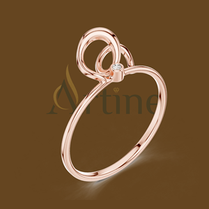 แหวนทอง18K จับคู่กับ Maang Tikka - Product Image 1