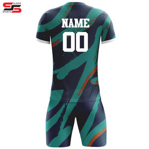 ชุดฟุตบอลฤดูร้อน ระบายอากาศได้ดี สวมใส่สบาย ผลิตจากโพลีเอสเตอร์ 100% บริการ OEM กันน้ำ น้ำหนักเบา ปรับแต่งได้ สำหรับการฝึกซ้อมฟุตบอล - Product Image 2