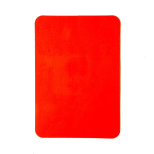 Tarjetas de advertencia de árbitro de color brillante para fútbol y entrenamiento de fútbol esencial neón naranja neón amarillo impermeable duradero 11x8cm - Product Image 6