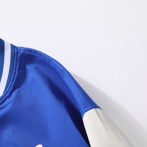 แจ็คเก็ตเบสบอลสไตล์วาร์ซิตี้ คอตั้ง ปักโลโก้เองได้ ลายปักแบบฮิปฮอป สไตล์ลำลอง สตรีทแฟชั่น ทรงหลวม เรียบง่าย - Product Image 6