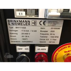 Alternador Silencioso Stamford 2025 de 19 KVA, Monofásico, Salida de CA 220V, Voltaje Nominal Leroy Somer, Marco Abierto Automático, 1500 rpm, ATS - Product Image 3