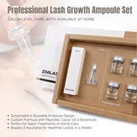 Sérum de croissance des cils en marque privée, formule réparatrice OEM pour les cils abîmés après les extensions, le lifting des cils et la teinture des sourcils