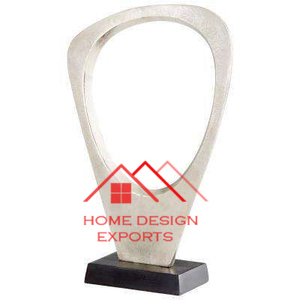 Décoration de bureau Forme ronde Sculpture en granit Marbre naturel Design abstrait Dessus de table décoratif Sculpture en marbre pour le bureau - Product Image 2