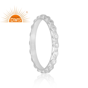 Hot Design Sterling Silver Band <b>Ring</b> For Women Custom Jewelry For Women Gift For Her. <b>Indian</b> Custom Collection - Product Image 2