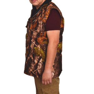 Gilet d'été Upland Orange Blaze Camo Imprimé Motif Imperméable Respirant Antistatique Unisexe Pêche Chasse en plein air Coupe-vent - Product Image 3