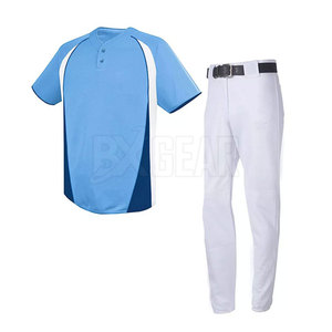100% poliéster conjunto completo uniforme de béisbol personalizado para hombres incluyendo Jersey y pantalón en color personalizado - Product Image 2
