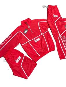 Ensemble survêtement homme coupe-vent en polyester réglable et personnalisable, pantalon de survêtement, style sportif à séchage rapide, ensemble de survêtement en nylon imperméable - Product Image 4