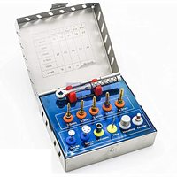 Kit d'expansion osseuse dentaire manuel en acier de classe I, 12 pièces, kit de forage oral Surtechs, certifié CE, guide de forage de qualité A+