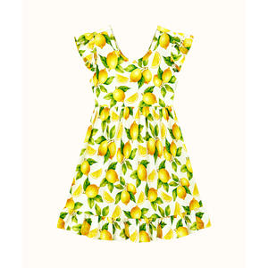 ชุดเดรสแขนกุดสำหรับเด็กผู้หญิง ตัดเย็บแบบเว้าด้านหลัง ช่วงเอวเข้ารูป - Product Image 2