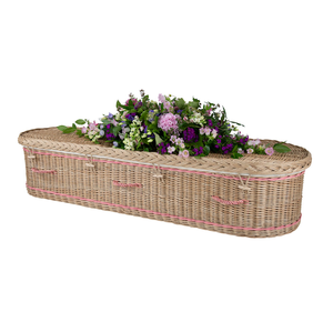 โลงศพหวายสานด้วยมือแบบย่อยสลายได้ตามธรรมชาติโลงศพเป็นมิตรกับสิ่งแวดล้อมผลิตโดยผู้ผลิตจากประเทศเวียดนาม - Product Image 4