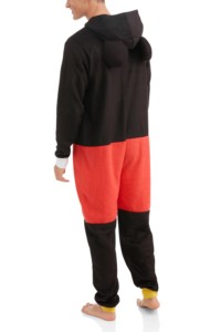 Breathable Embroidered Custom Adult <b>Onesie</b> Pajama Fleece Jumpsuits <b>with</b> Custom Logo and <b>Feet</b> Made by Pakistani Company - Product Image 5