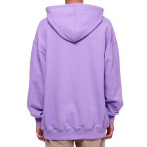 Sudaderas con capucha teñidas lisas de poliéster/algodón de lana de invierno de gran tamaño de peso pesado con logotipo personalizado cuello con capucha de patrón sólido - Product Image 6