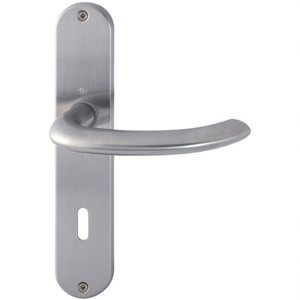 Marseille E1138Z/302 Stainless Steel Long <b>Plate</b> Set F69 OB 72mm DIN Left/Right HOPPE <b>Door</b> & Window Handles - Product Image 3
