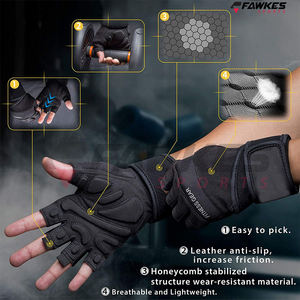 Workout <b>Gloves</b> <b>Men</b> and Women Weight Lifting <b>Gloves</b> Support Gym Training Full Palm Protection Fitness Weightlifting Exercise - Product Image 2