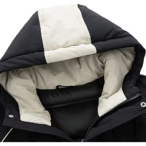 Veste matelassée légère imperméable et chaude pour homme, à capuche, coupe-vent, isolée, pour les voyages d'hiver en plein air - Product Image 4