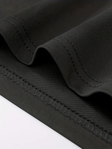 Camiseta de manga corta con cuello redondo de algodón 100% para hombre, talla grande de alta calidad, 260 gramos, peso de tela disponible en diferentes colores - Product Image 4