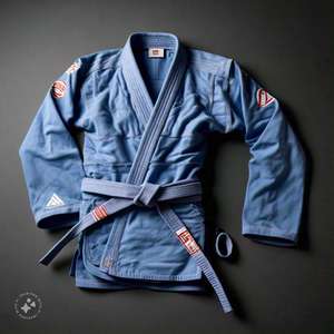 Brazilian Jiu Jitsu Gi <b>Kimono</b> Uniform with <b>Belts</b> 100% Cotton Customized Color Logo High Quality Unisex for Martial Arts Training - Product Image 6