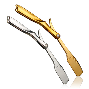 Maquinilla de afeitar para hombre y mujer, maquinilla de afeitar con 5 cuchillas, mango de madera con logotipo personalizado - Product Image 3