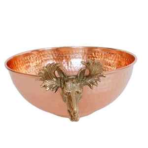 Cuenco de frutas secas de Metal de cobre puro, almacenamiento decorativo para nueces, aperitivos y dulces, accesorio de fiesta duradero - Product Image 4