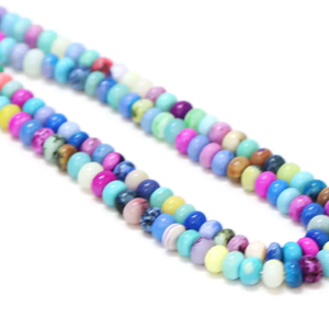 Cuentas Redondas de Ópalo Multicolor: Piedras Preciosas AAA para Joyería y Artesanía (6-9 mm, 16 pulgadas) - Product Image 6