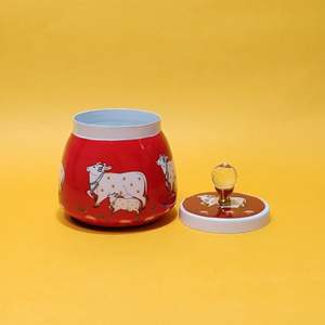 กล่องของขวัญผลไม้แห้งทำจากโลหะเกรดพรีเมี่ยมพร้อมผิวกระจกทนทานหลายส่วนสำหรับใช้ในบ้านและงานรื่นเริง - Product Image 1