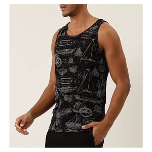 Vente en gros, débardeur de Gym personnalisé, musculation 100% coton hommes gilet de sport débardeur Stringer - Product Image 4