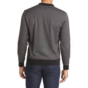 Veste de baseball Letterman personnalisée avec col montant, manches longues, caractéristiques de la saison d'hiver, fabriquée à l'usine. - Product Image 3