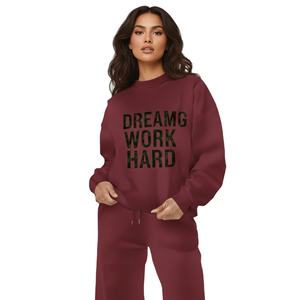 Sudadera de Cuello Alto para Mujer de Alta Calidad, Material Grueso, Cálida y a la Moda, Servicio OEM ODM, Algodón y Poliéster, Sin Forro - Product Image 1