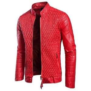Chaqueta de Piel de Oveja Recubierta para Hombre, Prenda Exterior de Primera Calidad, Resistente al Viento e Impermeable, Acabado Refinado, Corte Elegante, Lujo Atemporal - Product Image 5