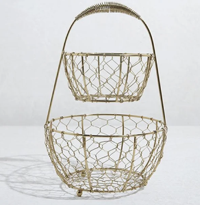 Unique Wire Iron <b>Egg</b> Basket Decorative Strong Holder for Displaying Fresh <b>Eggs</b> <b>Eco</b>-Friendly Multifunction Design Customized - Product Image 5
