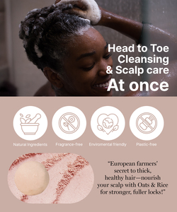 Jabón Vegano Erigeron, Barra de Jabón Natural Hecha a Mano, Rutina de Baño Ecológica, Belleza Natural, Barra de Jabón Corporal Detox para el Cuero Cabelludo - Product Image 6