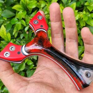 Handcrafted Bimbim Wooden <b>Slingshot</b> Fun Outdoor Sling Toy for Kids and Adults Traditional Wood Handle <b>Slingshot</b> for Playtime - Product Image 4