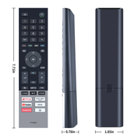 CT-95024 télécommande Android Smart TV pour Toshiba, remplacement d'origine avec Netflix/YouTube (sans fonction vocale)