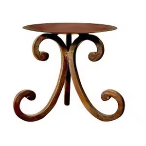 Soporte votivo de forma redonda hecho a mano de Metal de Aluminio acabado en Color plateado para decoración de Navidad vela de nuevo diseño - Product Image 6