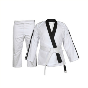 ชุดเทควันโดคอตตอนชุดสูทคาราตา2023ดีไซน์ใหม่โลโก้ตามสั่ง - Product Image 6